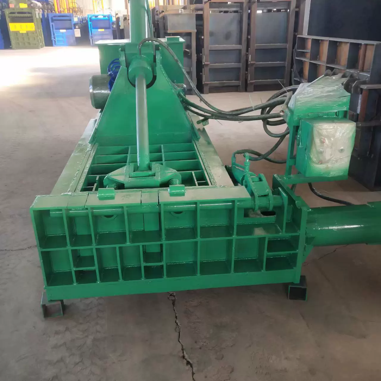 半自动小型废铝金属打包机 铝屑压饼机 废品回收站压缩设备厂家