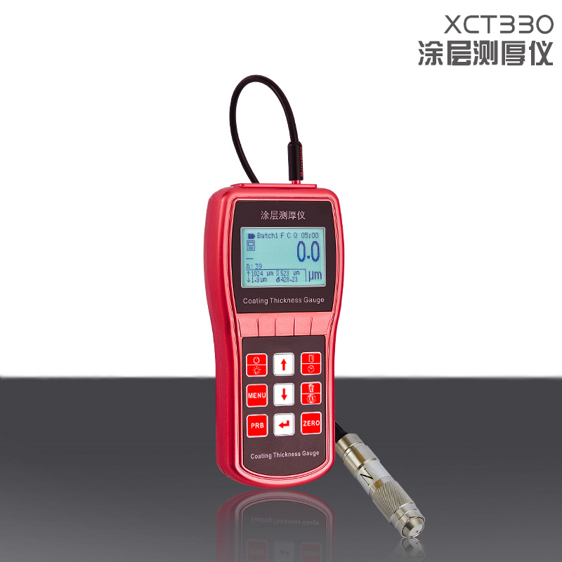 XCT330高精度电镀膜厚油漆厚度镀锌铬层测量仪涂层测厚仪现货速发