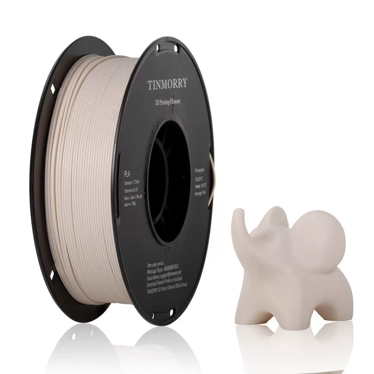 Tinmorry PLA3D printing filament 1.75mm wire diameter