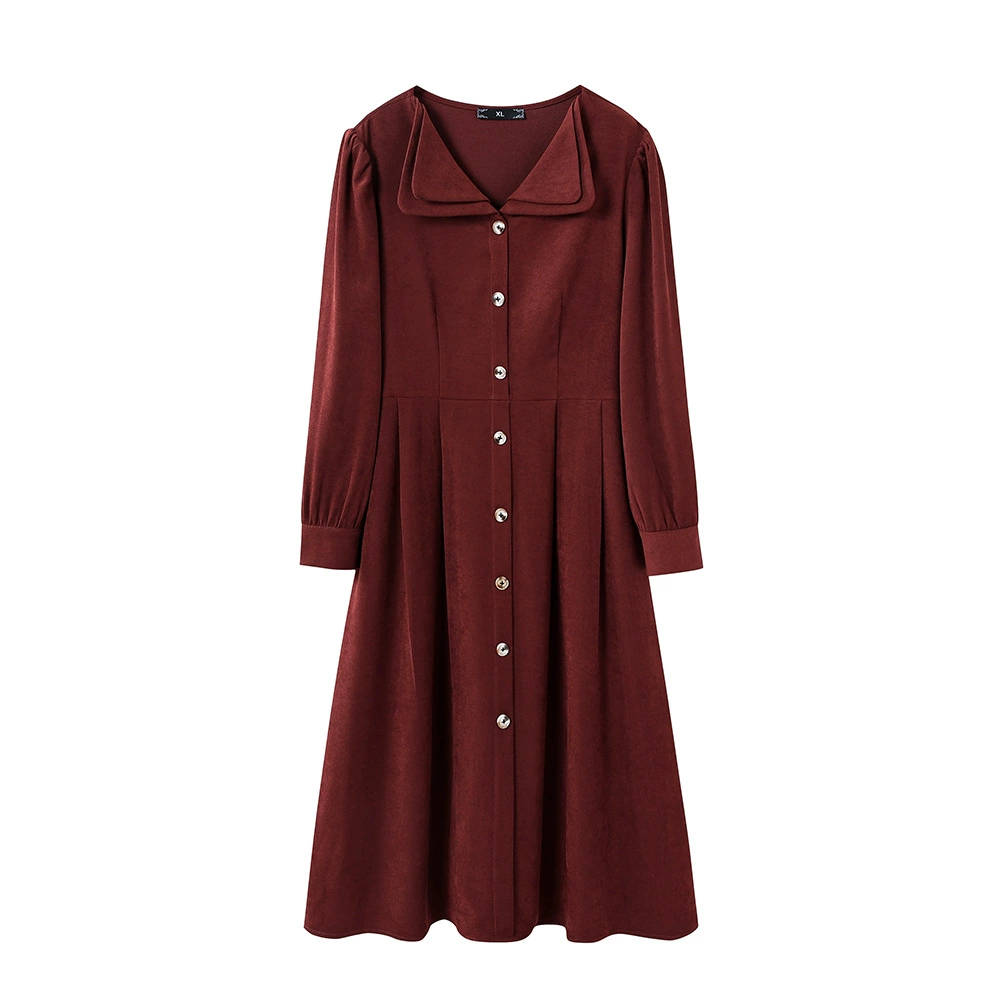 Пригородная Женская Осенняя одежда больших размеров 2023 Тонкая Толстая MM200 Джин Юбка среднего и длинного темперамента Одежда для полных девушек