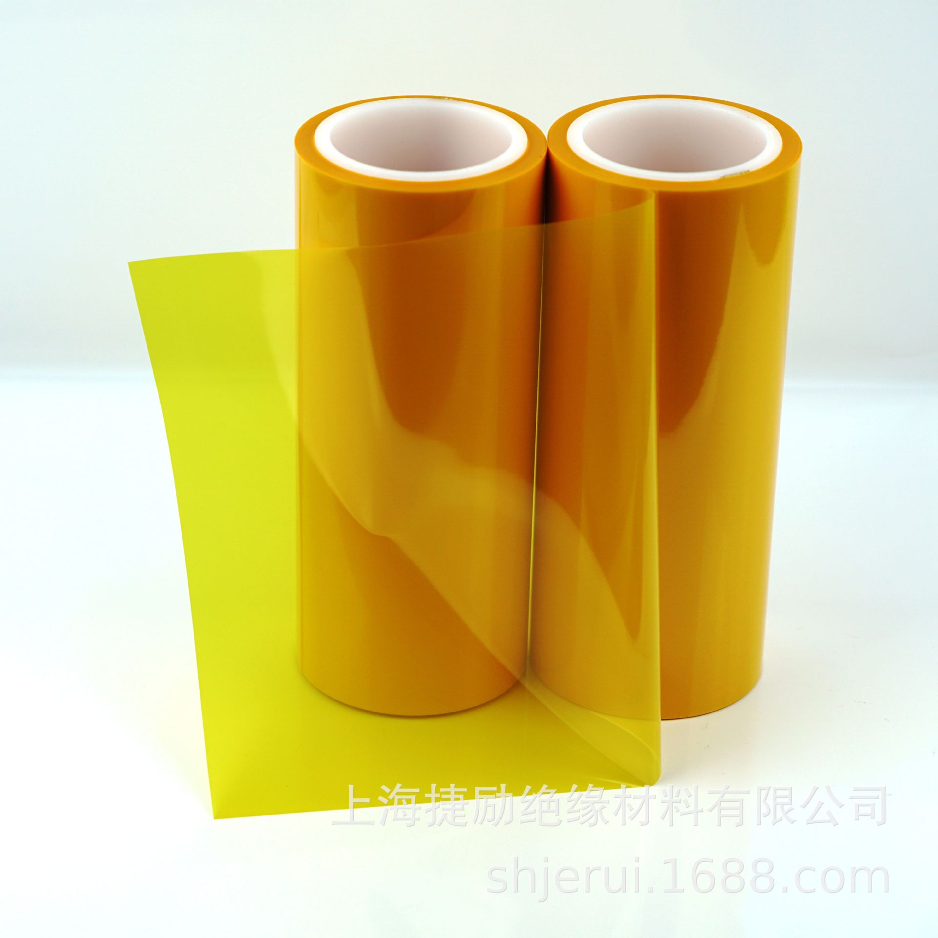厂家现货 黄色pet薄膜，pet黄膜，蛋黄色pet膜，黄色离型膜