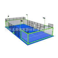 Padel court Панорамный теннисный корт Padl-padl полный комплект вспомогательного оборудования для производителей PADEL