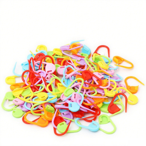 Colorful plastic small fastener weaving aid small anti-unlocking small fastener box packaging handmade