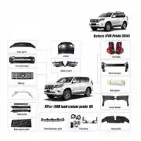 Подходит для Toyota Land Cruiser FJ200 2012-2015 годов выпуска, комплект для тюнинга DY-TY-79348
