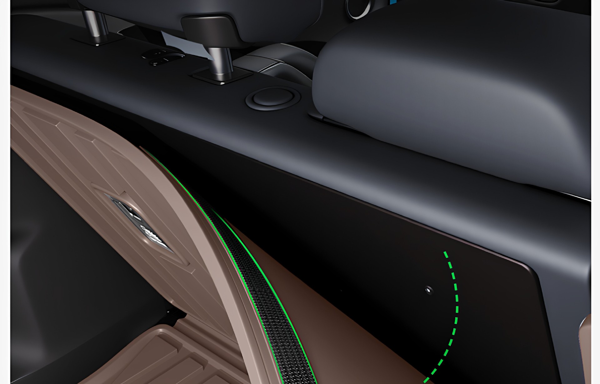 Suitable for Ideal I6/L6/L7/I8/L9/L8 Front and Rear Trunk Mats, Tpe Car-Specific 26 New Model Trunk Mats