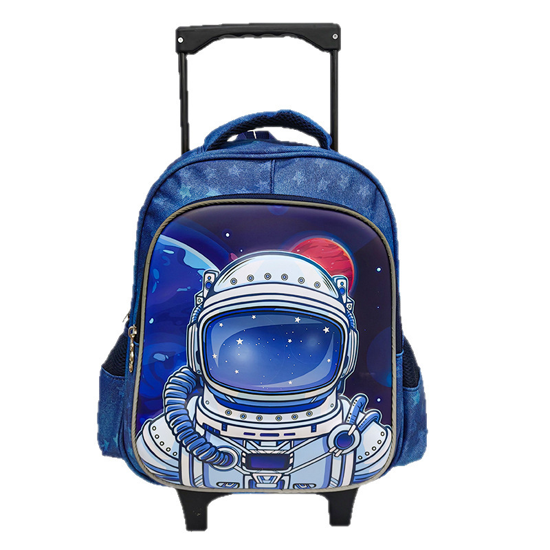 新しい卸売小学生固定トロリーユニコーントロリーケース旅行防水大容量トロリーバッグ|undefined