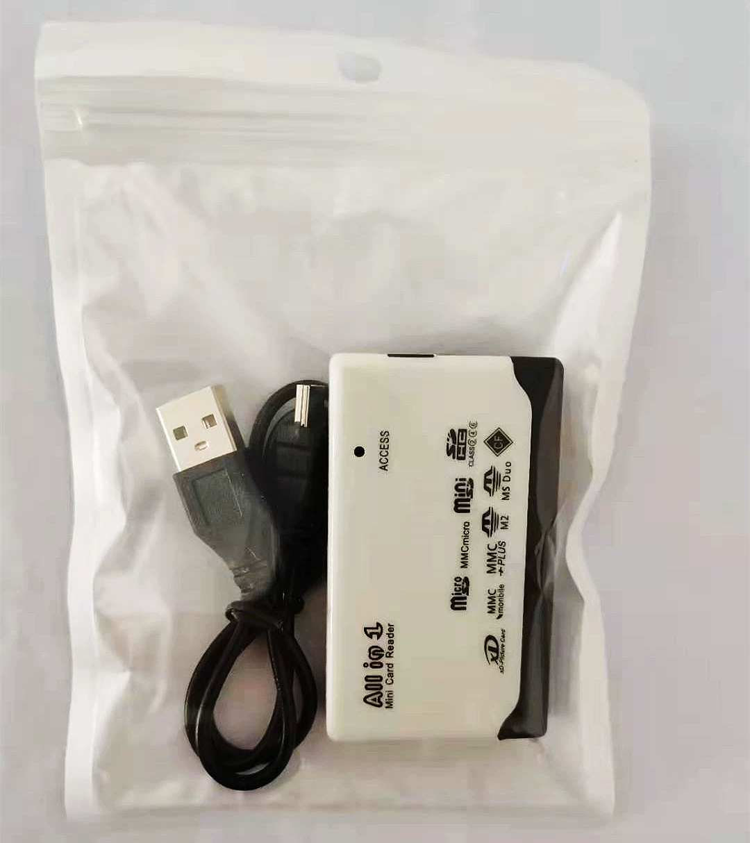 Spot USB2.0 card reader multi -pair high -speed mobile phone memory card TF/CF six -in -one password box reader