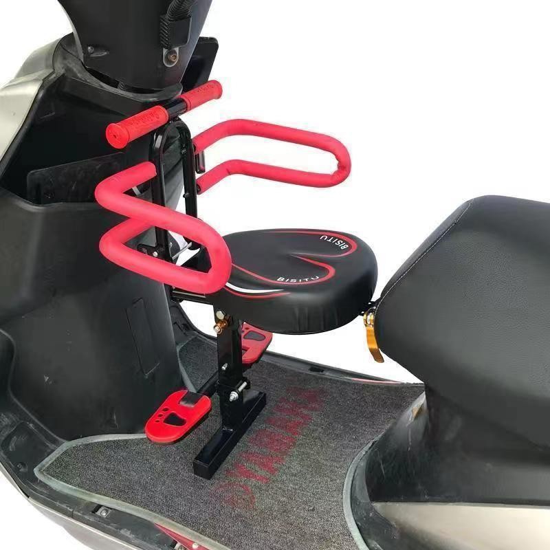 Customized Children's Front Seat Folding Seat for Kids, Child Seat for Electric Scooter, Electric Motorcycle, and Pedal Bike