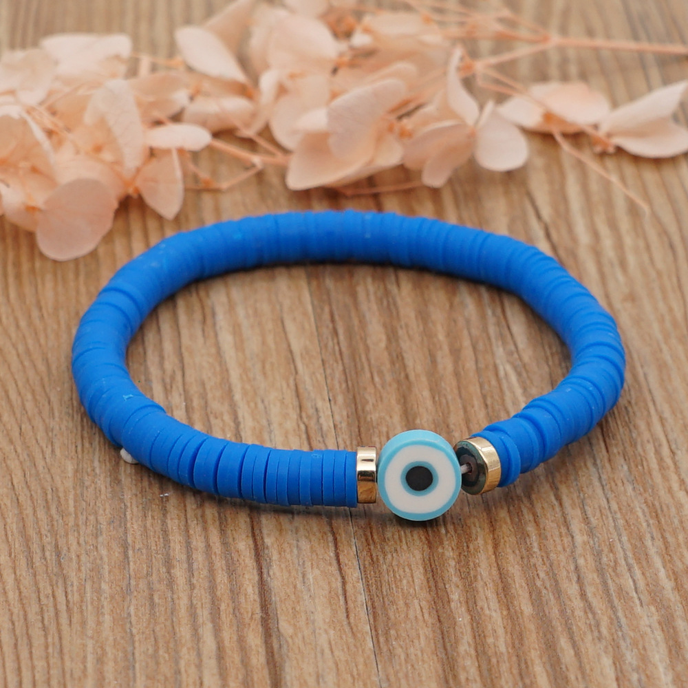 Wholesale Jewelry Geometric Woven Candy Color Eye Beaded Bracelet Nihaojewelry display picture 17