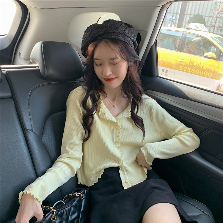 大码胖mm法式温柔风针织衫女春夏薄款外搭长袖上衣防晒小开衫外套|undefined