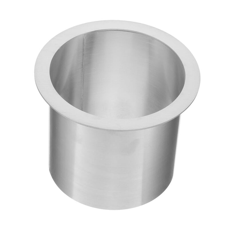 304 stainless steel round square garbage outlet built-in concealed embedded trash can table top decorative cover