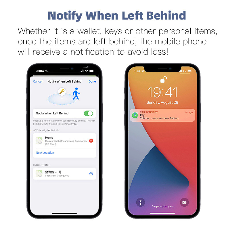 Apple FindMy uyumlu Bluetooth takip cihazı