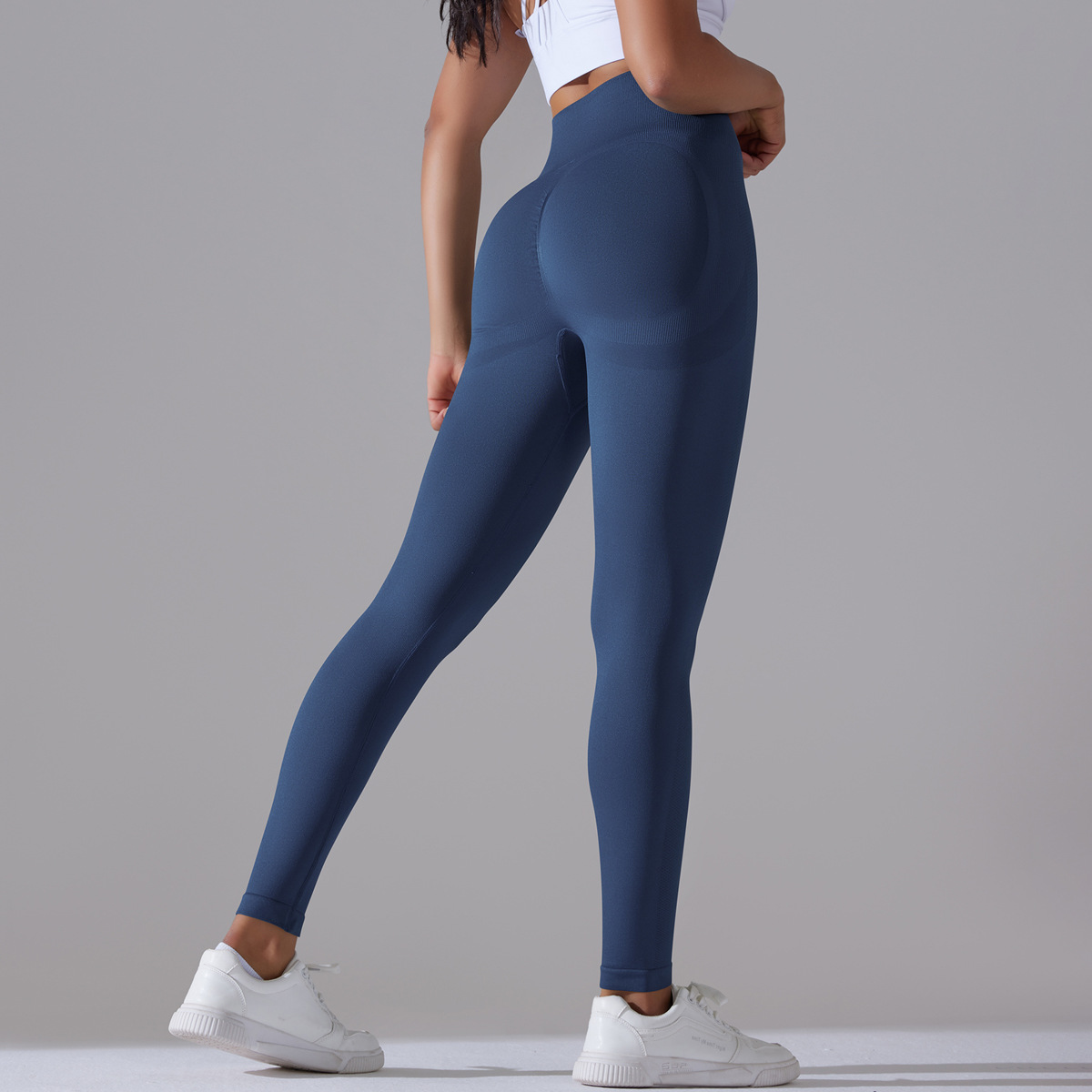 Style Moderne Style Simple Couleur Unie Nylon Mélange De Coton Actif Bas Leggings display picture 107