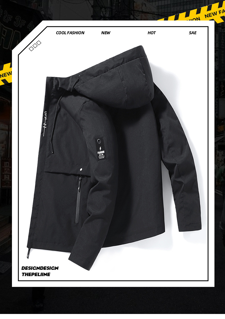 Men's Hooded Down Jacket Casual Autumn Winter Coat For Men_voghion.com