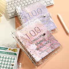 Amazon専用バインダーカップルチャレンジ100日貯金ノート封筒貯金節約現金予算