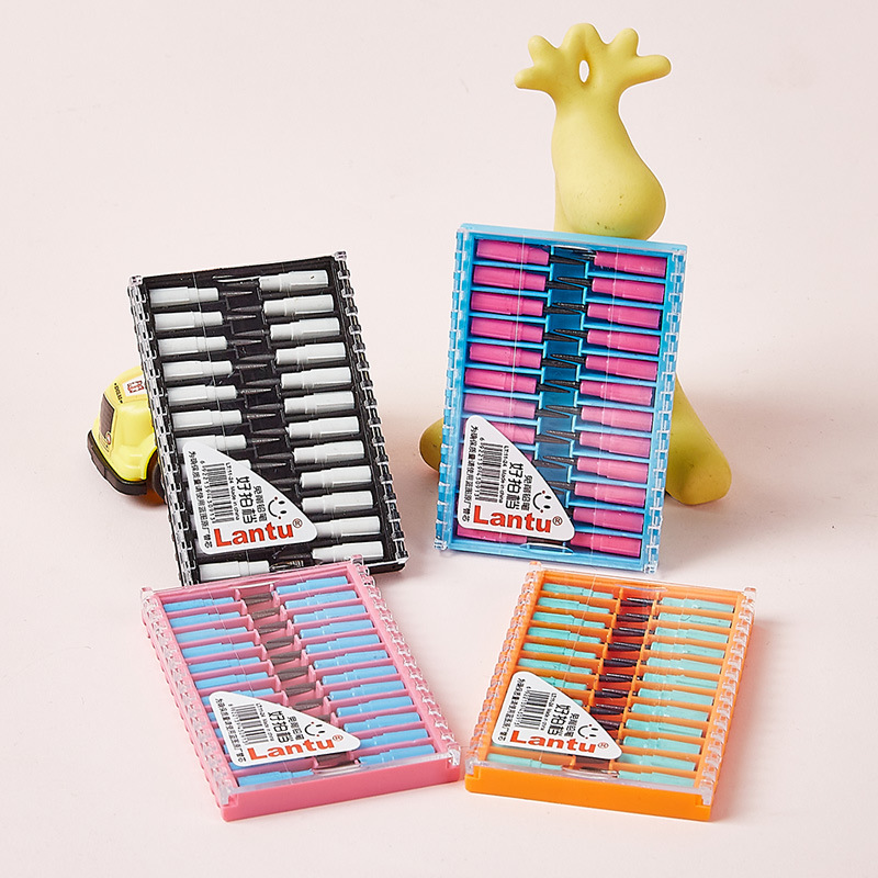 LT11-24 sin plomo relleno de plomo pluma de bala Escritura de plomo escritura suave constantemente 24 núcleos de lápiz en caja