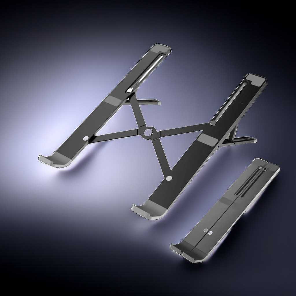 筆記本支架 鋁合金摺疊升降桌面平板電腦支架便攜式散熱金屬支架