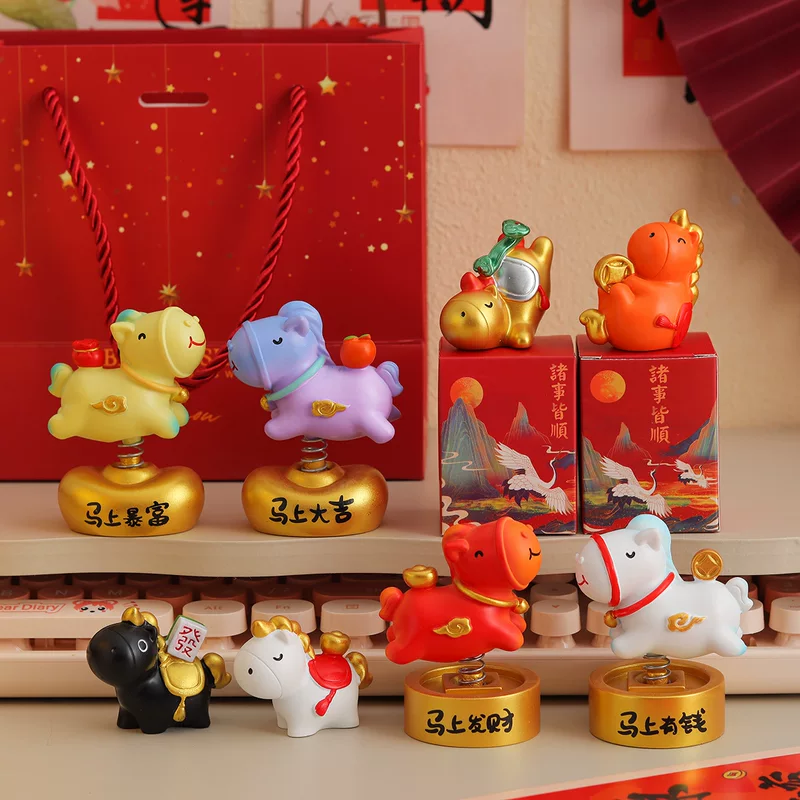 Pony, creative mascot for office, table decorations, new collection, home decor