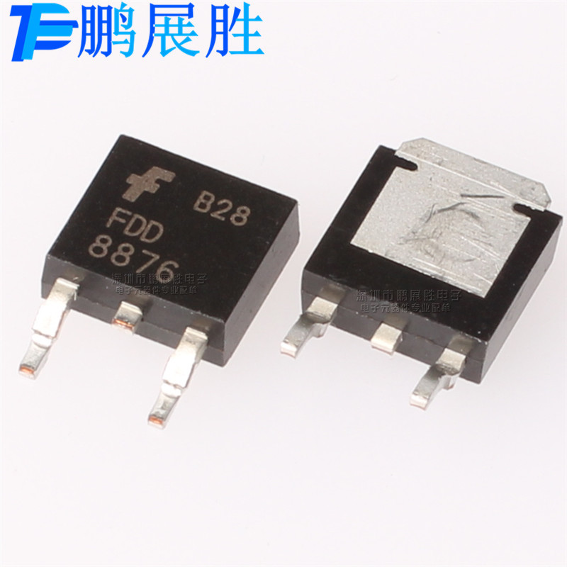 FDD8876 全新原装 TO-252 N沟道 耐压 300V 电流 73A MOS场效应管
