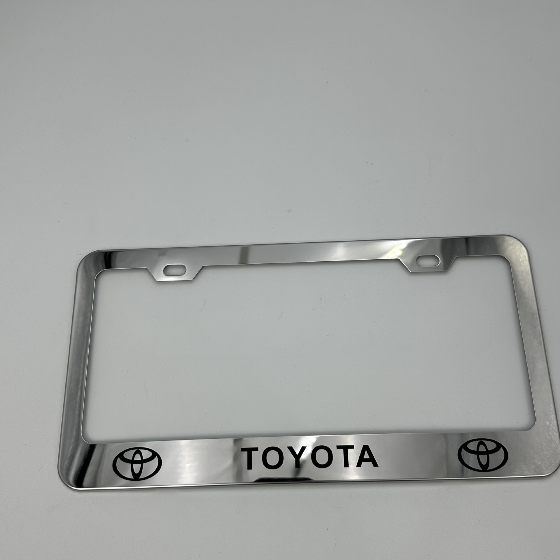 Cross-Border Supply of American Standard Stainless Steel License Plate Frames, Thickened Universal License Plate Frames, Factory Wholesale Only