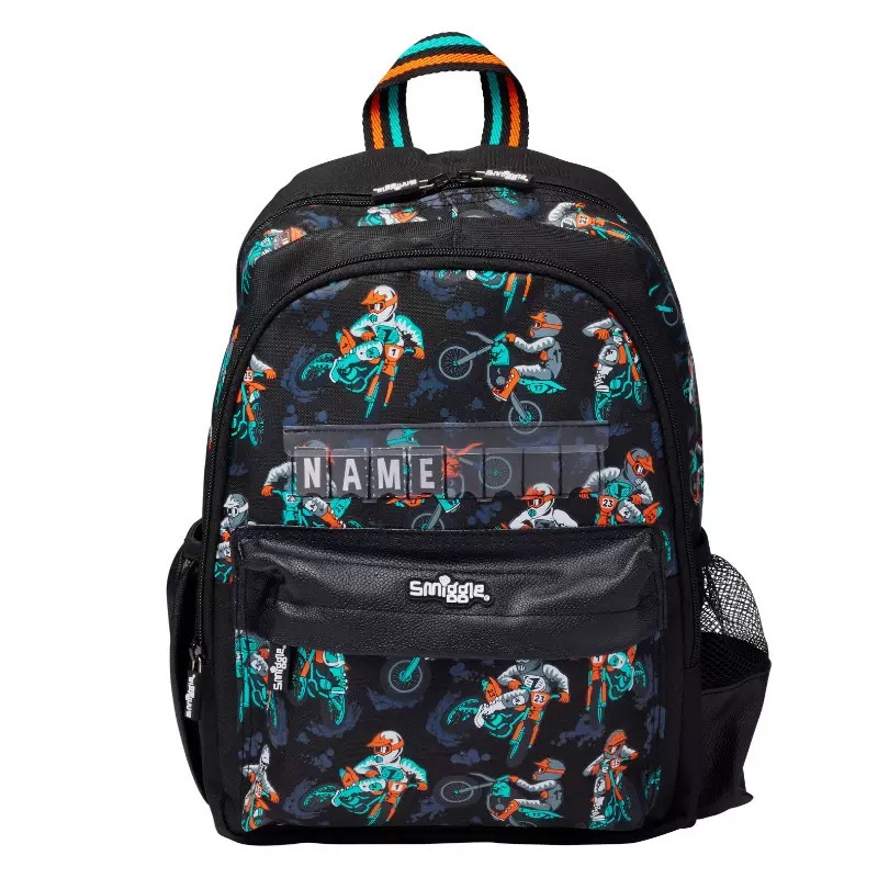 Australia smiggle niños mochila de dibujos animados mochila de hombro de gran capacidad para motociclistas bolsas de comidas caja de comidas