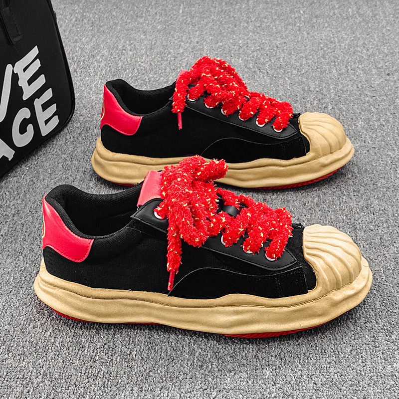 wholesale Cross border new pattern Trend shoes student leisure time daily shell Dissolve Low canvas motion skate shoes