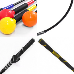 Factory Hot Selling Golf Swing Club Rubber Head Swing Trainer Golf Training Teaching Aids Soft Club