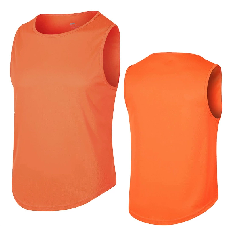 Summer sports T-shirt sleevless, quick dry breathable vest for gym, slim fit, plus size, for running