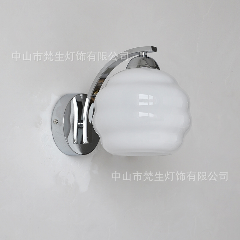 New Czech Central European Retro Glass Wall Lamp Bauhaus Industrial Wind Aisle Mirror Front Bedside Lamp French Staircase Lamp