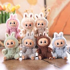 ネット有名人かわいいビニールフェイスラブ布ペンダントぬいぐるみ人形バッグペンダントキーホルダー人形人形