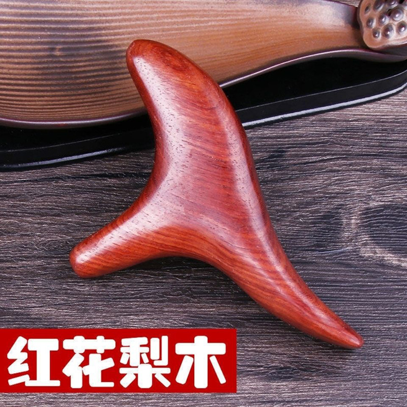 鸡翅木按摩拔筋棒香木按摩器三角雀实木按摩开业活动促销小礼品|undefined