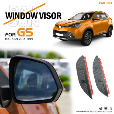 MG GS Window visor, Rain shield - standard-packaging-mg-gs-ruiteng-mk1-as21-2015-2019-rearview-mirror-rain-eyebrow-carbon-fiber-pattern