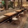 饭店餐厅主题实木桌椅