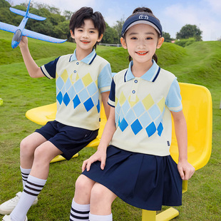 Primary School Uniform Set, Kindergarten Uniform, Spring and Autumn Summer Sports Meeting Class Uniform, Shenzhen Children's School Uniform Wholesale