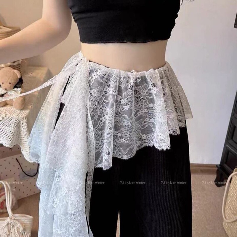 Jazz Dance Skirt Decoration, Chic Irregular Skirt Layering Artifact, Short Skirt, Mesh Skirt, Super Cool Skirt for Women