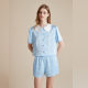 Hot Drilling Pajamas Women's Summer High-end Thin Ice Silk Sweet Light Luxury Short-sleeved Shorts Outwear Home Clothes suit