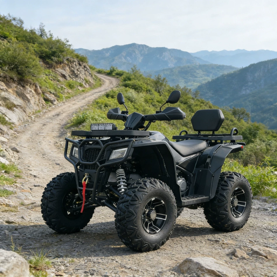 Кросс-зеркало ATV четырехколесный 200cc внедорожный ATV вседорожник бензиновый взрослый спортивный мотоцикл
