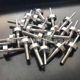 不锈钢非标丝杆 圆头插销双头牙螺杆 异型非标螺丝 非标螺钉定制