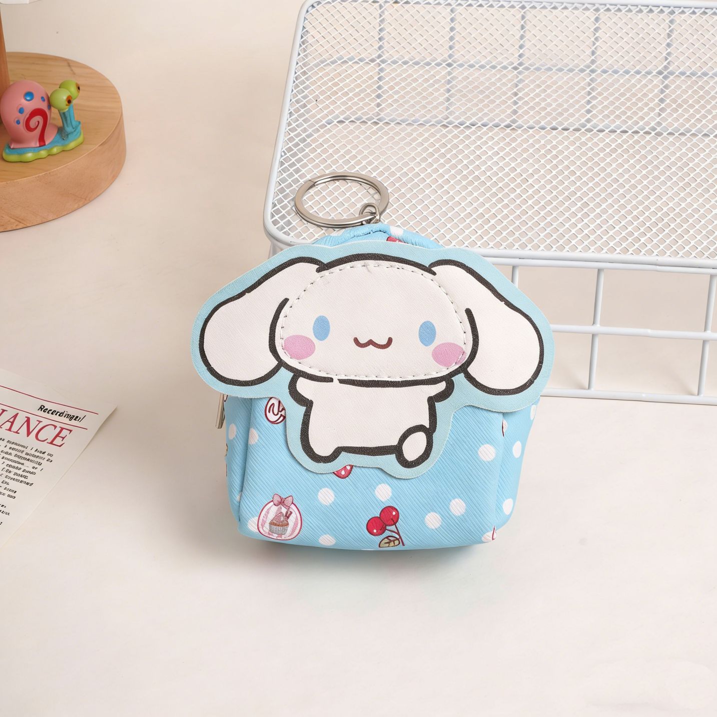 Mochila de dibujos animados, bolso de cambio para mujeres, bolso de llaver encantador, bolso mini portátil para niños
