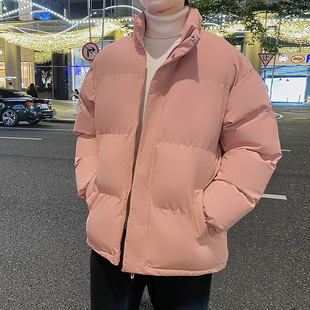 Customized Logo Cotton Outwear 2024 New Outdoor Men's Jacket Casual Jacket Autumn and Winter Cardigan Thickeneded Cotton Outwear Dark Gray
