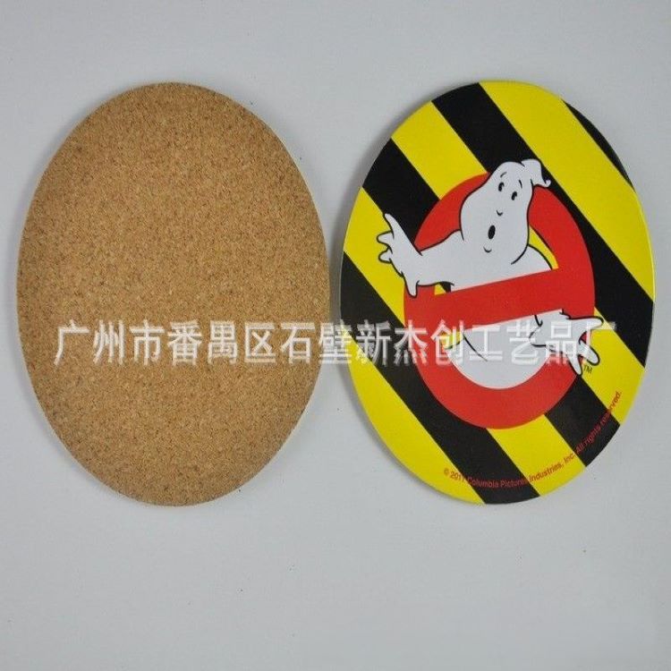 Cork Coasters Mdf Medium-Density Fiberboard Absorbent Paper Placemats Design Printed Patterns Cork Coasters Advertising Promotional Coasters