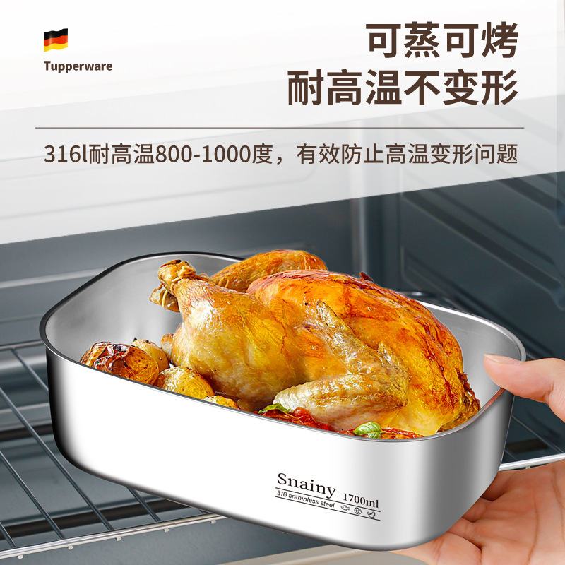 316 ステンレス鋼の鮮度保持ボックス弁当箱冷蔵庫密封ボックス蓋付きボックスフルーツ食品グレード弁当箱卸売|undefined
