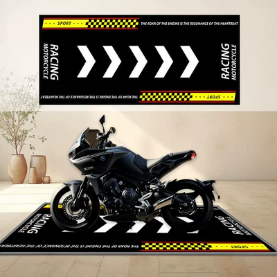 Avtomobil döşəmə paspasları — protection mat, cross-border hot-selling product - motorcycle-display-mat-5-60200cmcrystal-velvet-with-anti-slip-plastic-dots