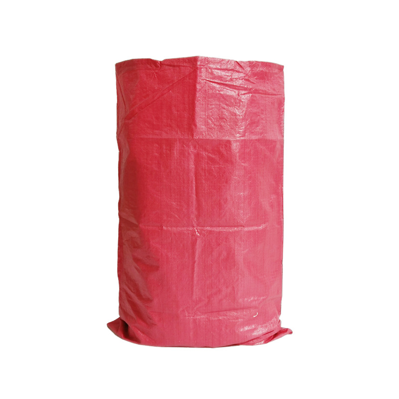 Bolsa cubierta tejida rojo engrosada impermeable embalaje de plástico bolsa tejida bolsa de piel de serpiente con forro al por mayor