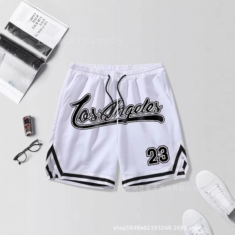 2026 Cross-Border Foreign Trade Hot-Selling 3D Digital Printed Los Angeles No. 23 Basketball Breathable Quick-Dry Training Casual Shorts 2026 Cross-Border Foreign Trade Hot-Selling 3D Digital Printed Los Angeles No. 23 Basketball Breathable Quick-Dry Training Casual Shorts