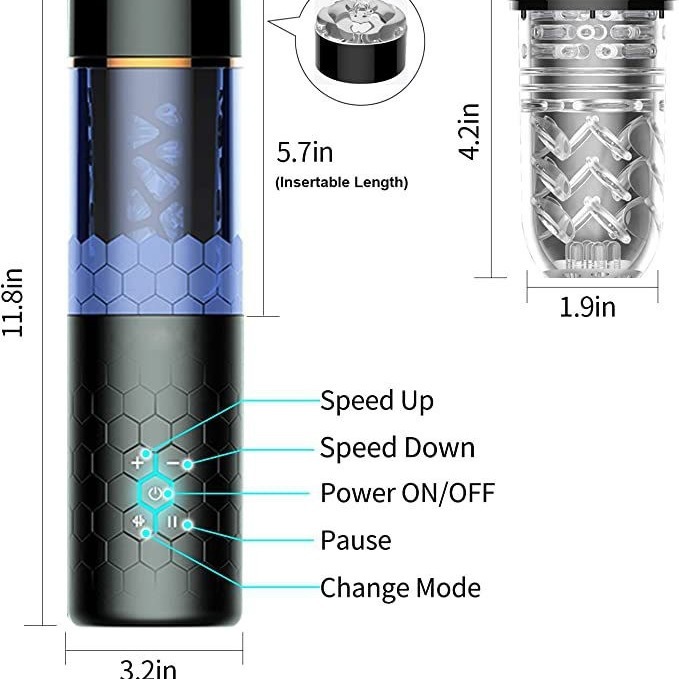 Diversión privada omysky cuchillo y avión de pasajeros Copa hombres Bluetooth telescópica giratoria completa masturbación eléctrica inteligente dispositivo