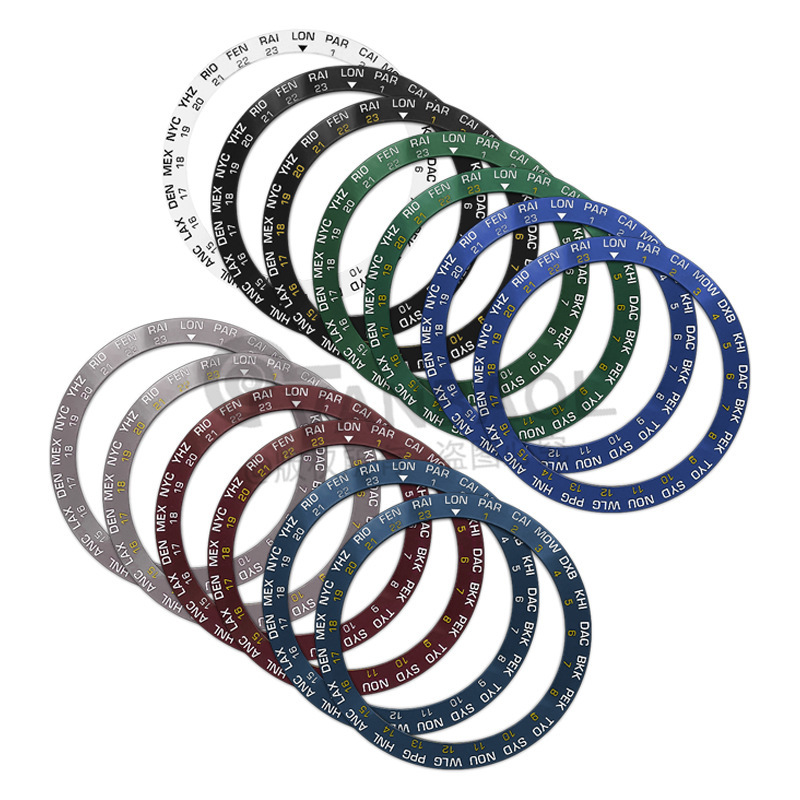 Watch accessories ceramic scale bevel ring 1-23 style suitable for water ghost 007 outer ring baffle Watch accessories ceramic scale bevel ring 1-23 style suitable for water ghost 007 outer ring baffle