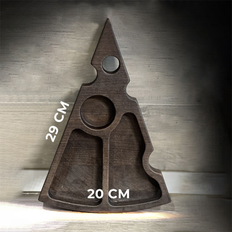 Placa de madera fruta seca irregular fruta merienda Placa de almacenamiento hogar sala de estar creativa multi-funcional con plato de rejilla