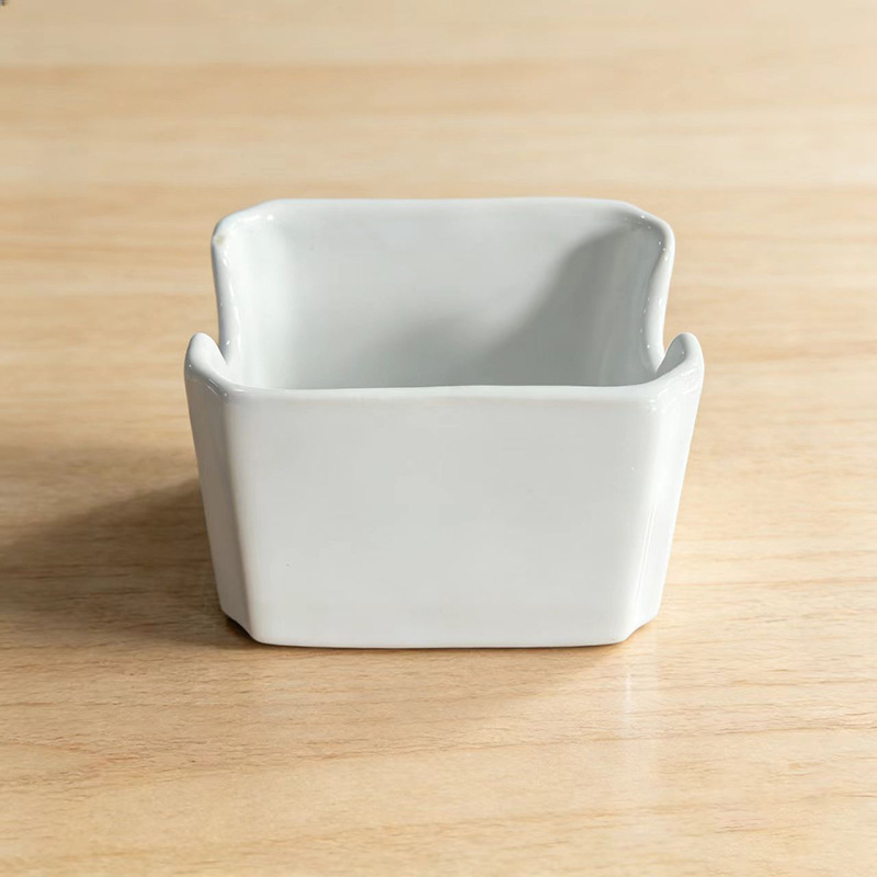 Juego de Vajilla de Cerámica de Porcelana, Esmaltado Blanco, Color Sólido, para Hotel, Restaurante y Hogar image 42