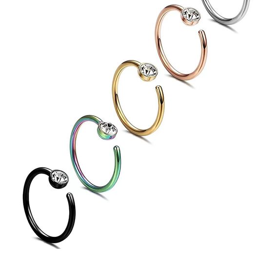 Cross-border C- type nose studs, ear studs, lip studs, factory direct sales
